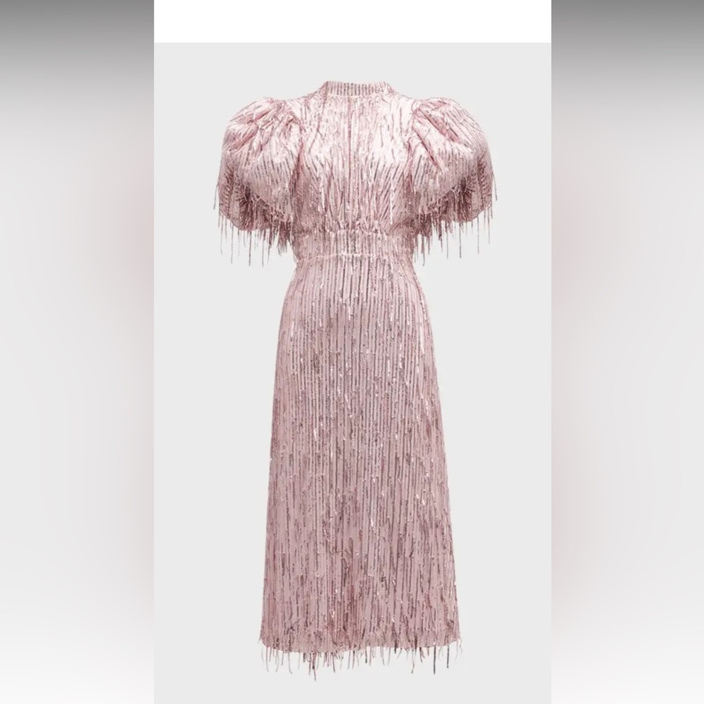 Pink sequin Rotate BIRGER Christensen dress. Worn only once.